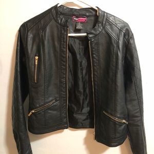 Faux Leather Jacket
